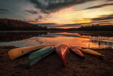 Sunrise on the Lake Poster och Canvastavla