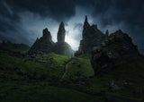 Dark mass Storr. Poster och Canvastavla