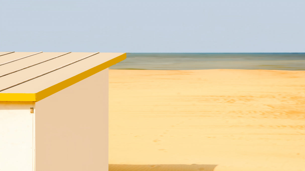 Beach Hut Poster och Canvastavla