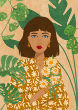 Plantlady Poster och Canvastavla