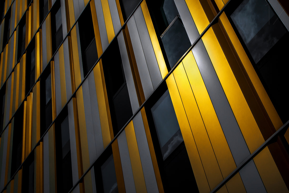 Yellow wall Poster och Canvastavla