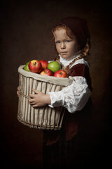 Little farm girl Poster och Canvastavla