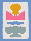 Pastel Cut Out Poster och Canvastavla