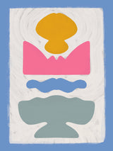 Pastel Cut Out Poster och Canvastavla