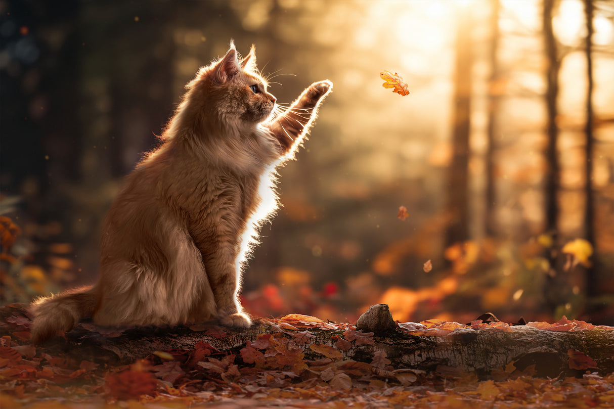 AutumnCat Poster och Canvastavla