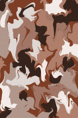 Liquid Earthy Strokes Pattern Poster och Canvastavla