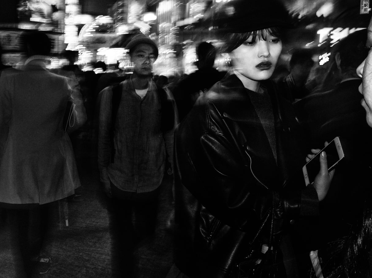 Shibuya Street - TOKYO 2018 Poster och Canvastavla