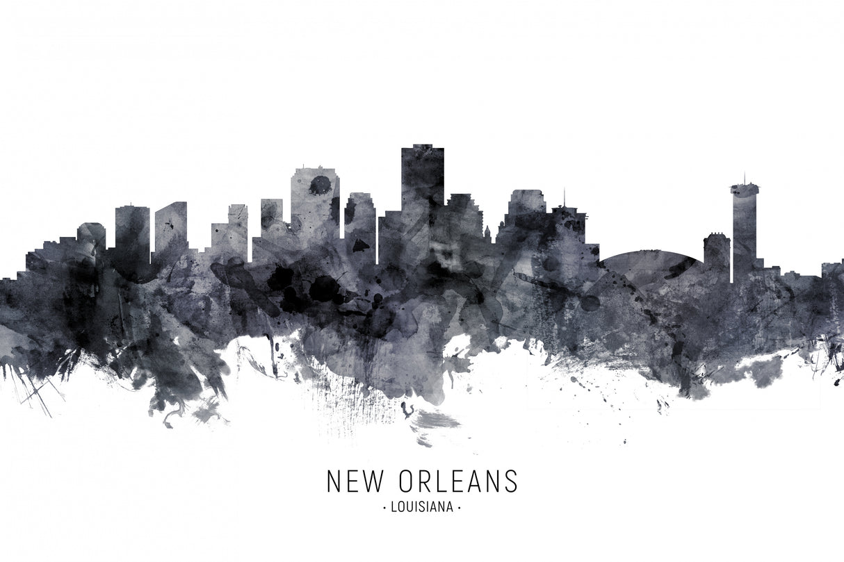 New Orleans Louisiana Skyline Poster och Canvastavla