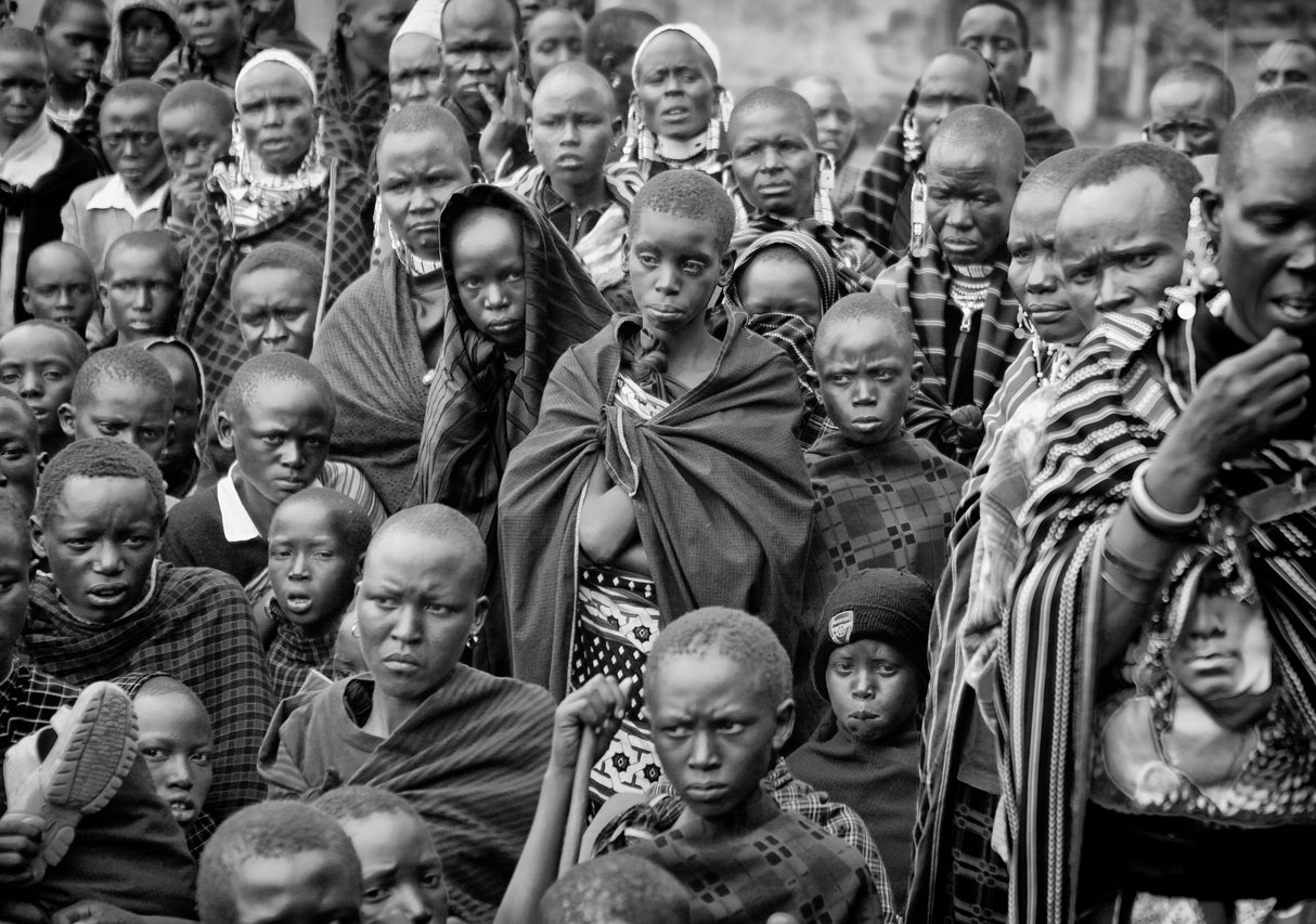 100 Faces Poster och Canvastavla