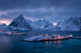 Dusk in Lofoten Poster och Canvastavla