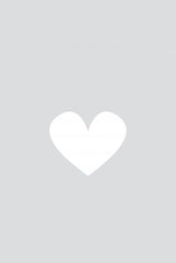 Little Heart Gray Poster och Canvastavla