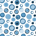 Circles Retro Turquoise Poster och Canvastavla