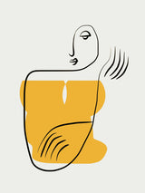 Minimalist Lady Poster och Canvastavla