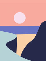 Minimalist West View Poster och Canvastavla