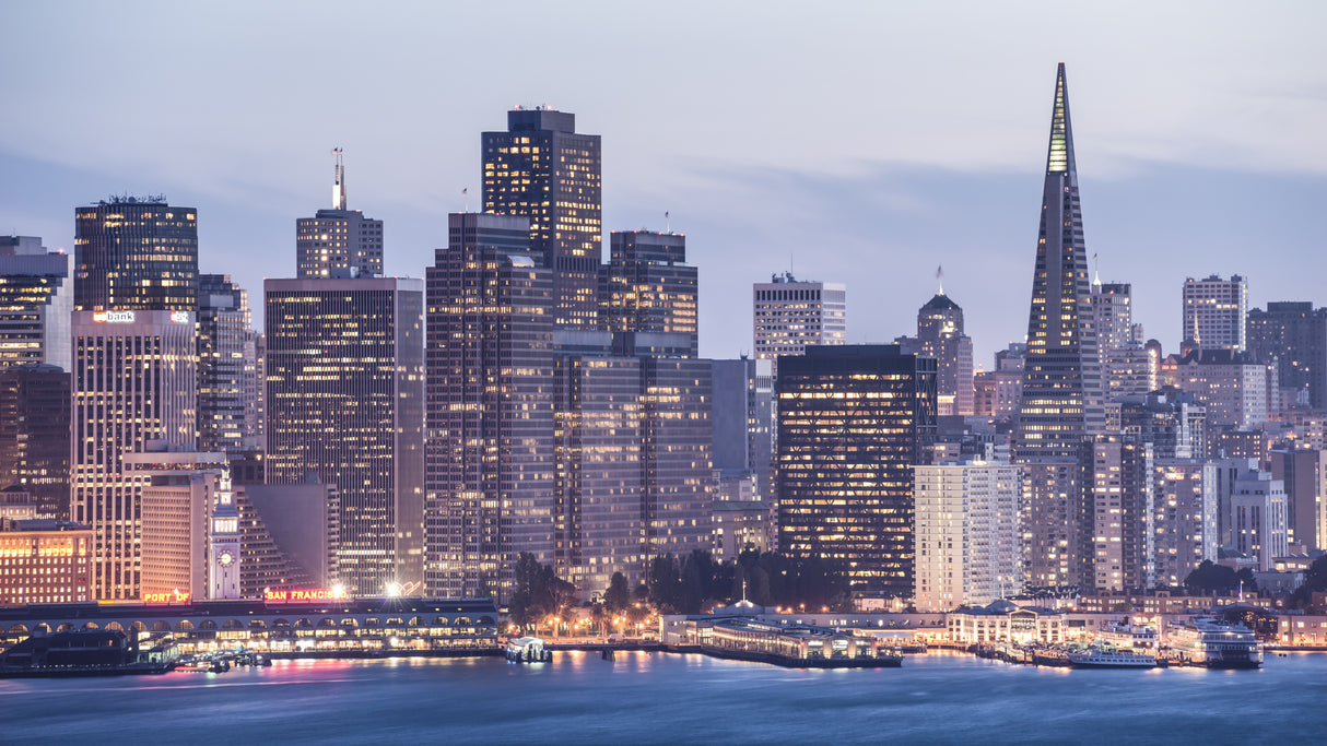 San Francisco Skyline Poster och Canvastavla