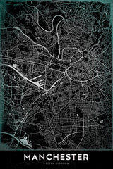 MANCHESTER Poster och Canvastavla