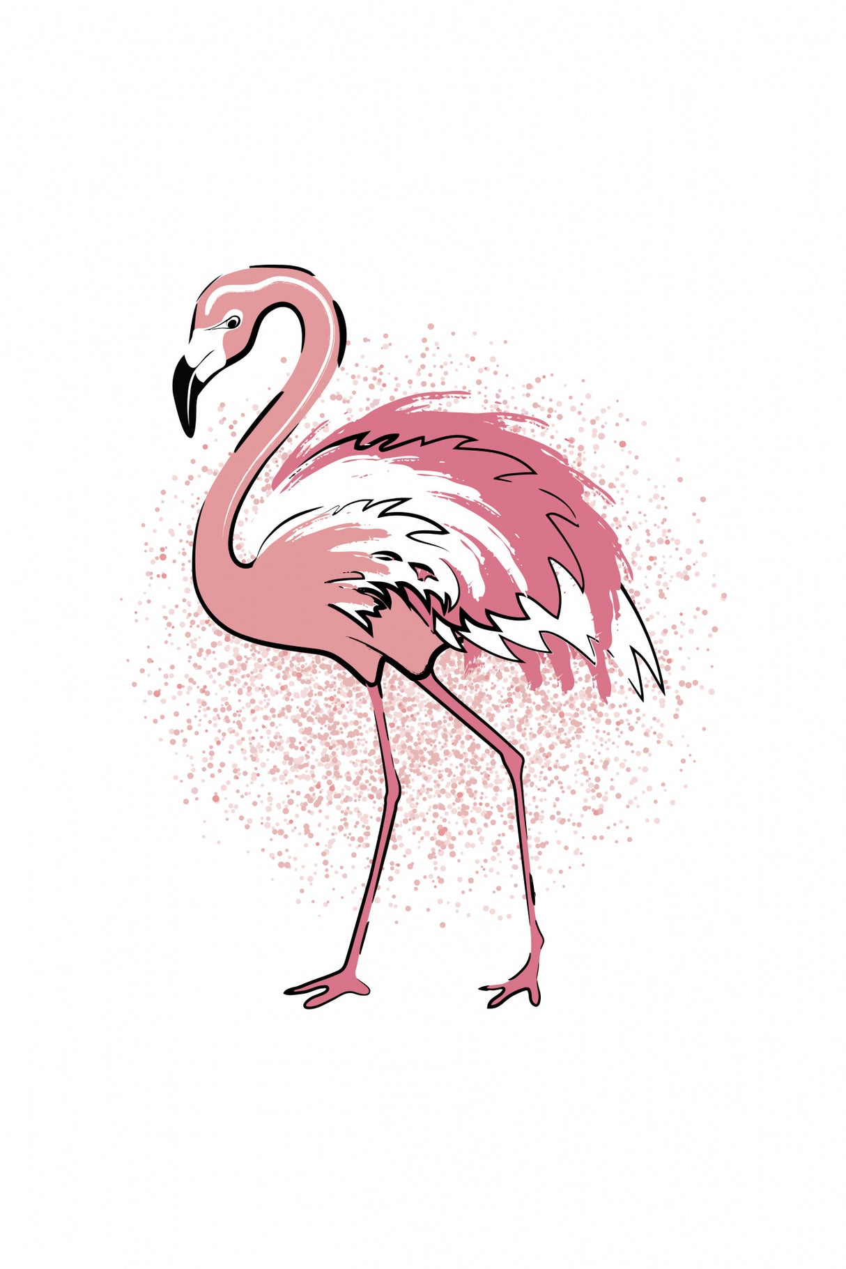 Flamingo Poster och Canvastavla