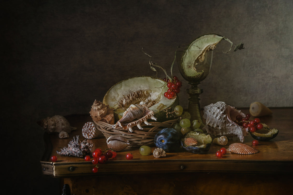 Autumn and sea motifs Poster och Canvastavla