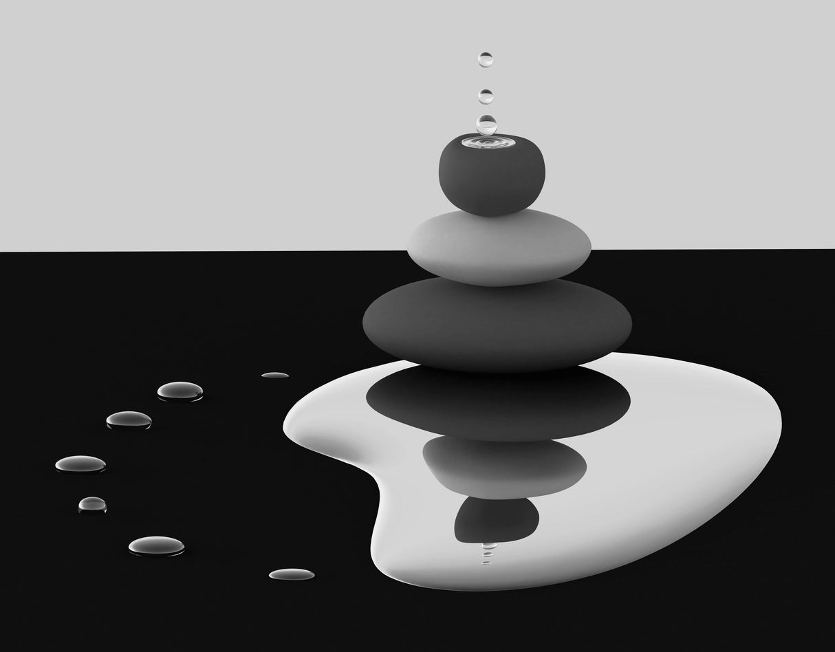 Balanced Drops Poster och Canvastavla