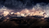 Tibet snow mountain 《格聂奇境》 Poster och Canvastavla