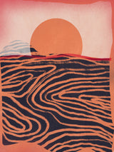 Desert Sun Poster och Canvastavla