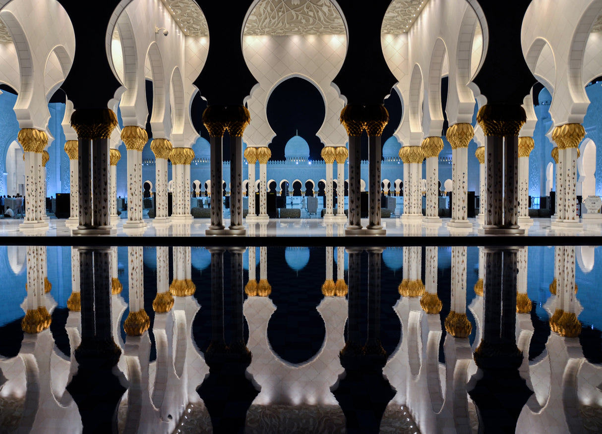 Blue Hour &amp; Reflection Poster och Canvastavla