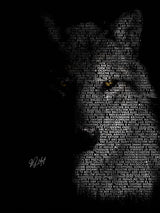 Wolf Poster och Canvastavla