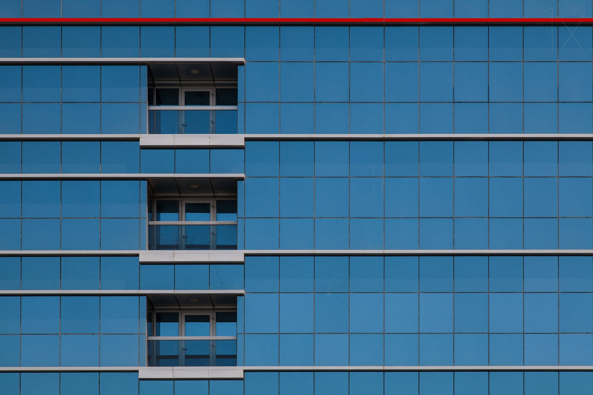 Red Line building. Poster och Canvastavla