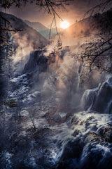 Jiuzhaigou China《天堂圣境》 Poster och Canvastavla