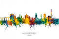 Huddersfield England Skyline Poster och Canvastavla