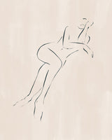 Casual Pose Poster och Canvastavla