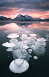 Sunrise at bubble lake Poster och Canvastavla