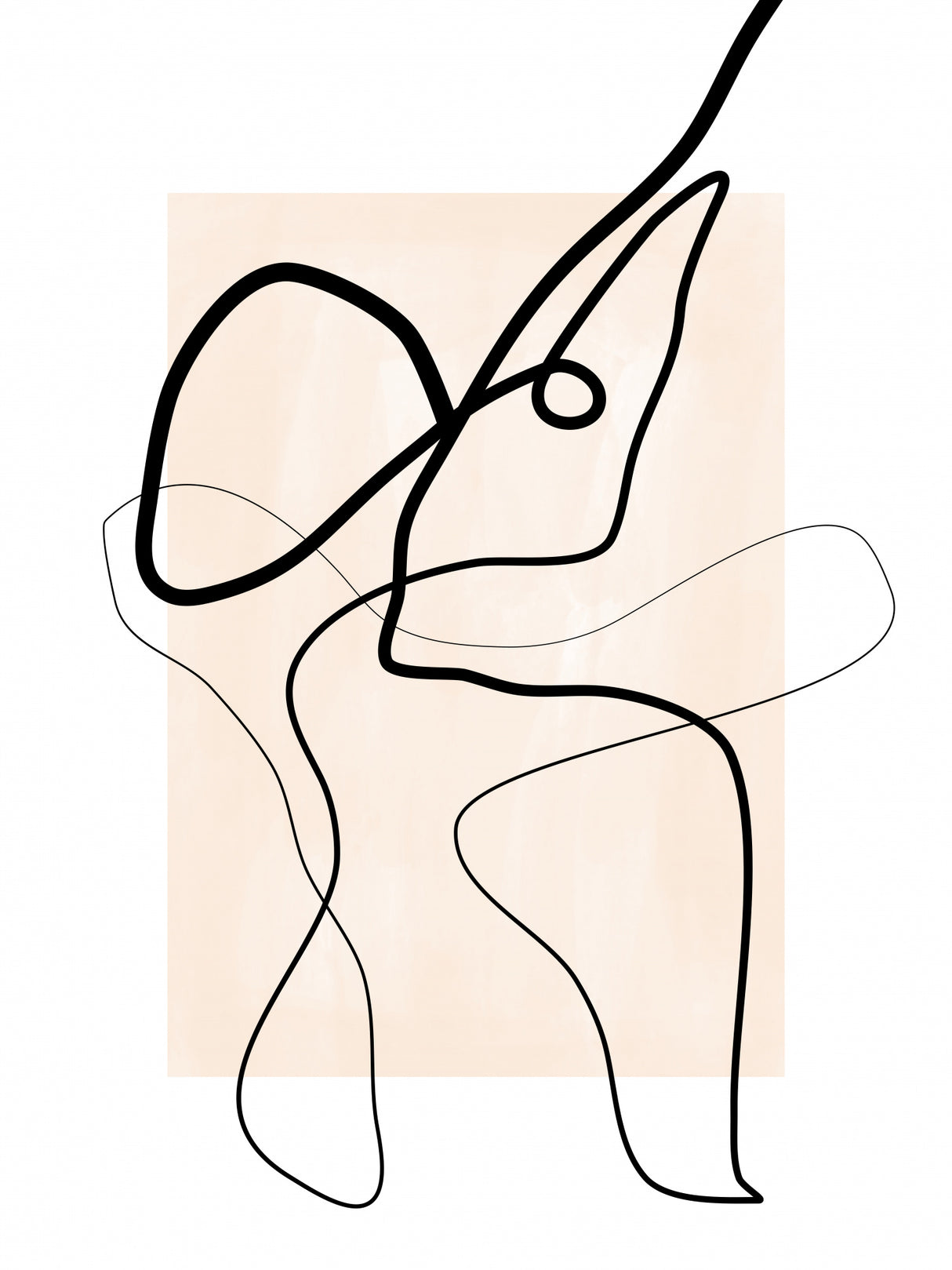 3x4 Aspectratiosoftpink4 Poster och Canvastavla