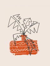 Hand Drawn Plant Sketch Poster och Canvastavla