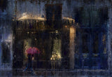 Impressions of a Rainy Evening Poster och Canvastavla