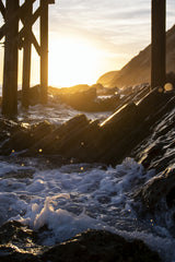 Coast at Sunset Poster och Canvastavla