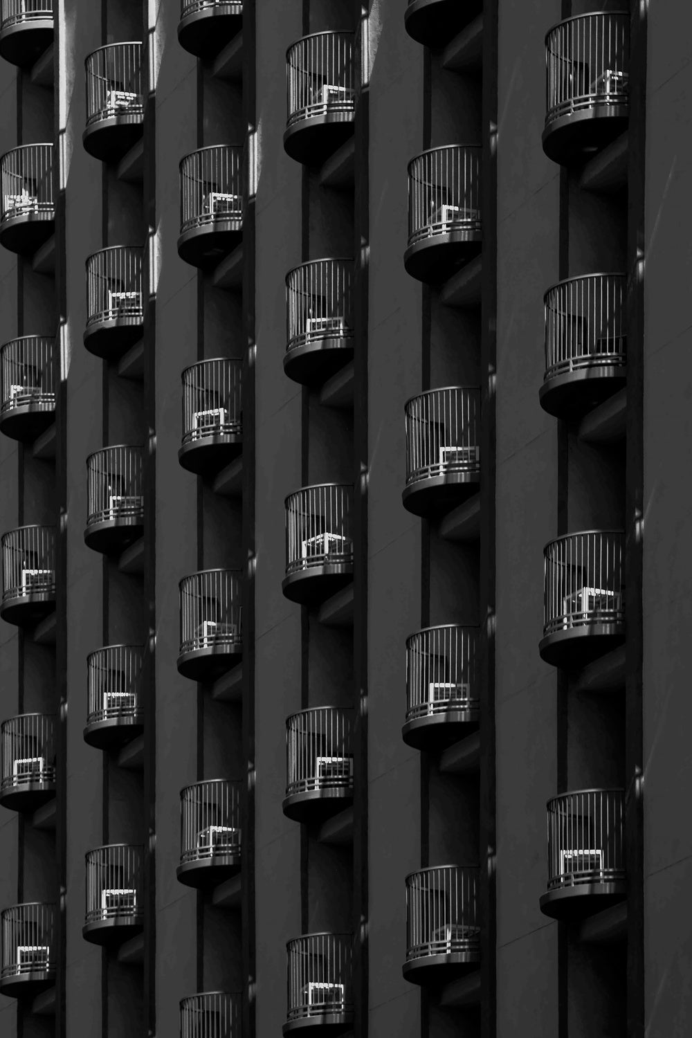 Balconies on Pico Boulevard Poster och Canvastavla