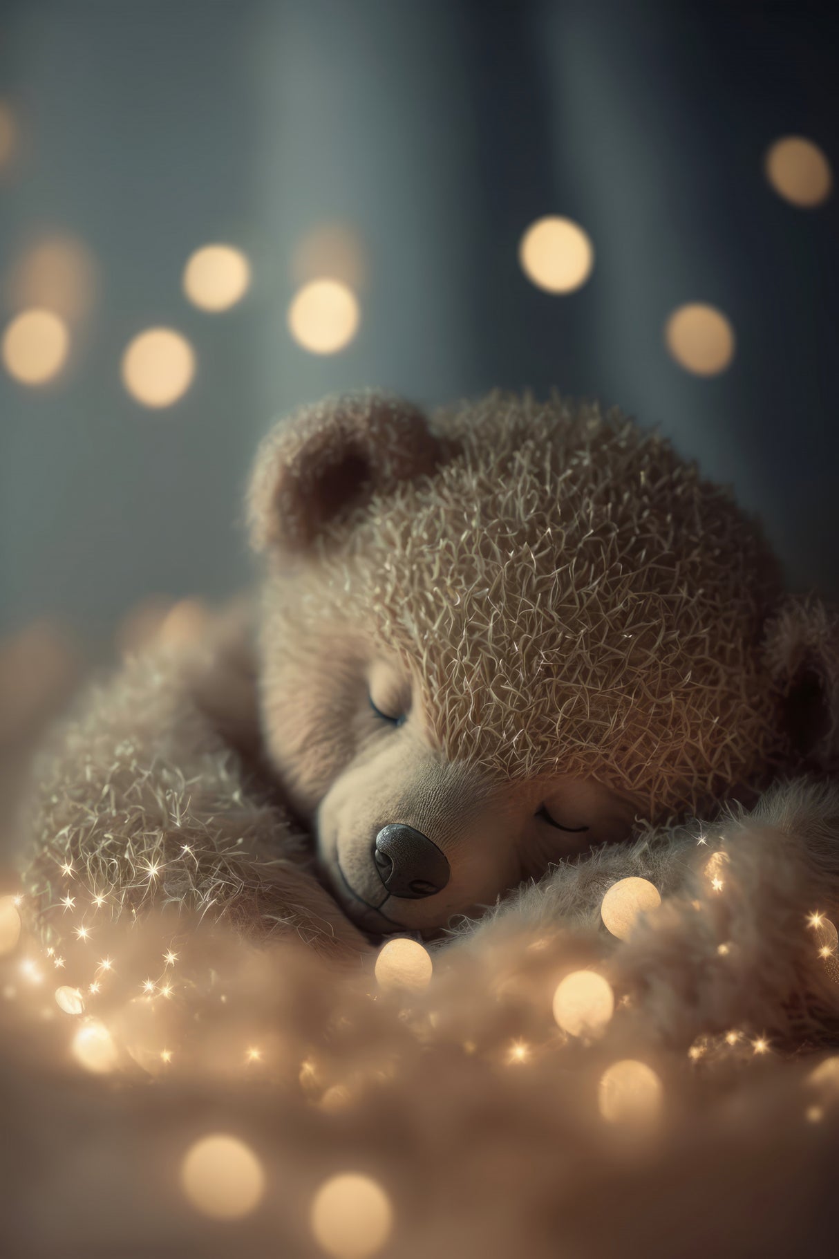 My Sleeping Teddy Poster och Canvastavla