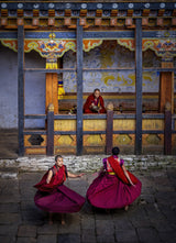 BHUTAN, JAKAR DZONG-85013A Poster och Canvastavla