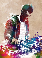 Music DJ 1 Poster och Canvastavla