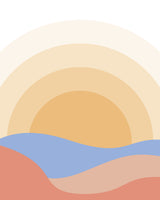 Sunset Poster och Canvastavla