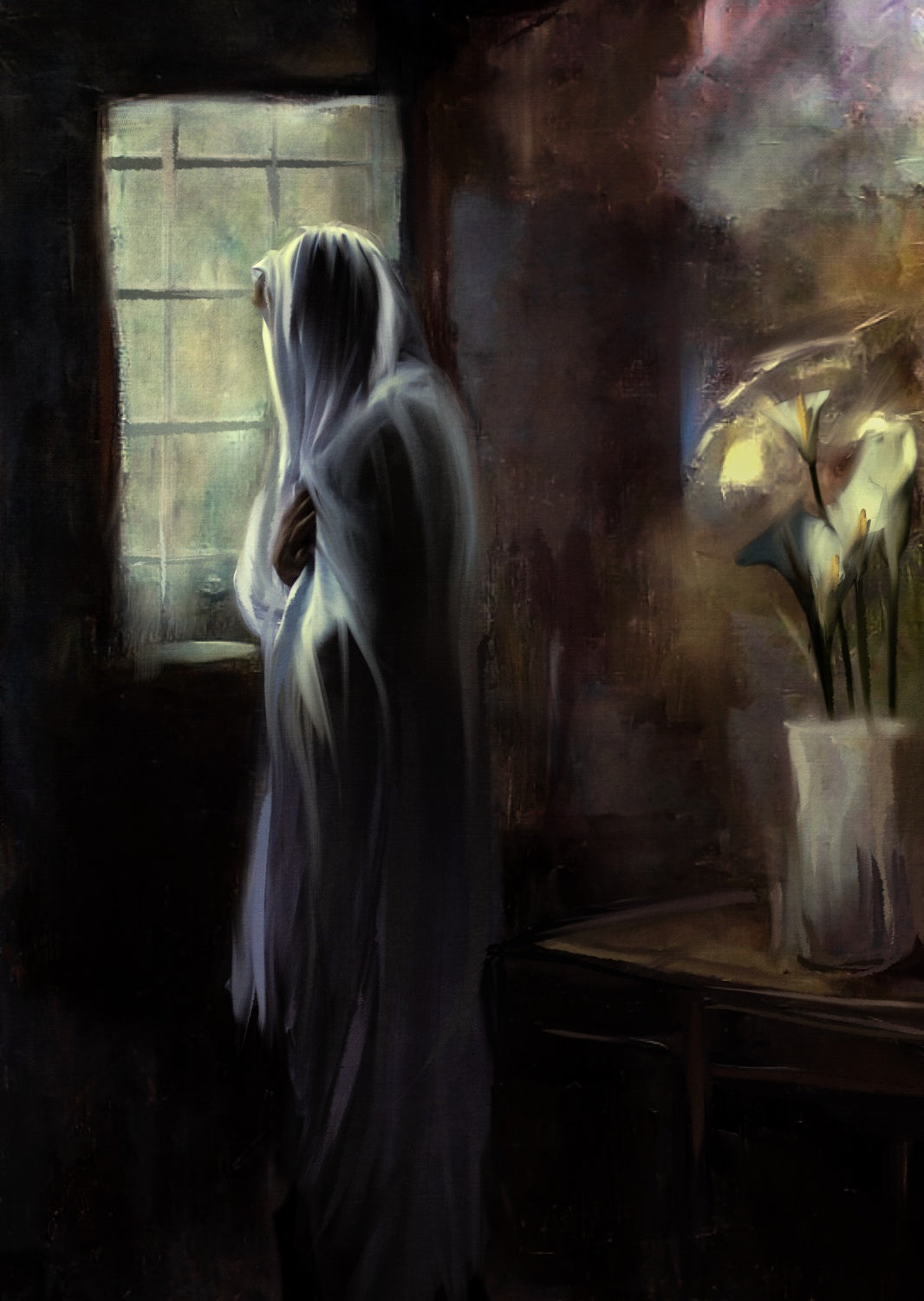 ...and we will weep to be so alone... Poster och Canvastavla