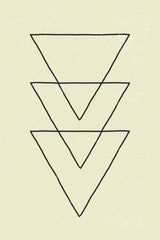 Abstract Triangles #8 Poster och Canvastavla