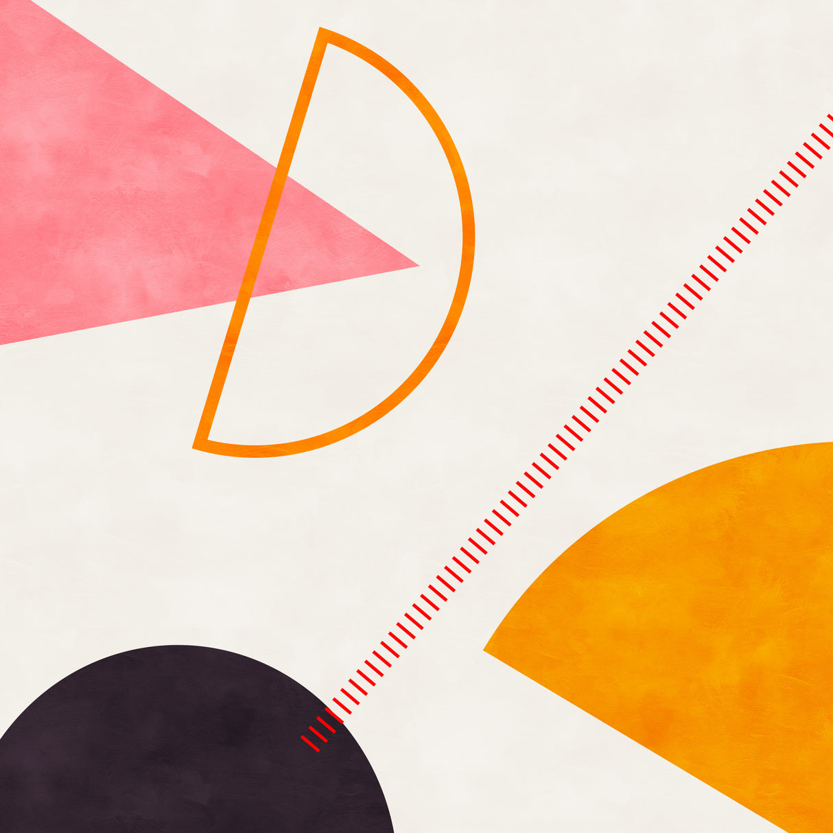 Mid Bauhaus Geometry 4 Poster och Canvastavla