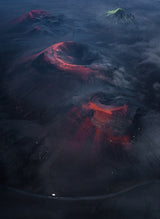 Flying Volcanoes Poster och Canvastavla