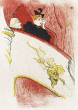 Balcony With a Gilded Grotesque Mask (1894) Poster och Canvastavla