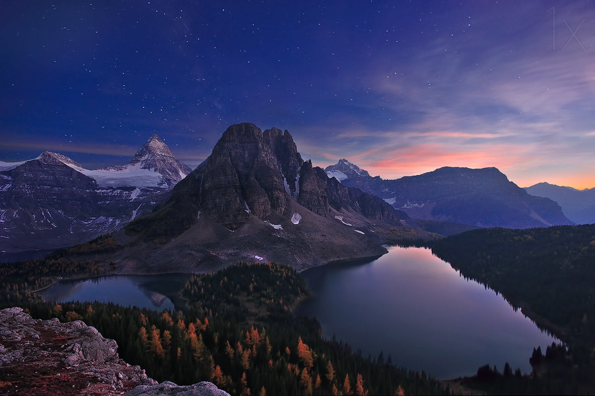 Autumn Dream in Canadian Rockies Poster och Canvastavla
