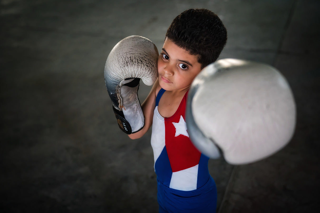 Boxing boy Poster och Canvastavla