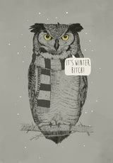 It's winter, bitch! Poster och Canvastavla