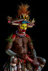 Hully Wingman Papua New Guinea Highlands portrait Poster och Canvastavla